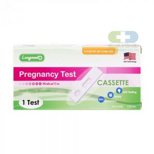 Longmed Pregnancy Test Cassette ลองเมด ชุดทดสอบการตั้งครรภ์ แบบหยด 1 ชุด
