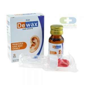 DEWAX EAR DROPS 15 ML ดีแวกซ์ ละลายขี้หู ขี้หูอุดตัน ขนาด 15 มล.